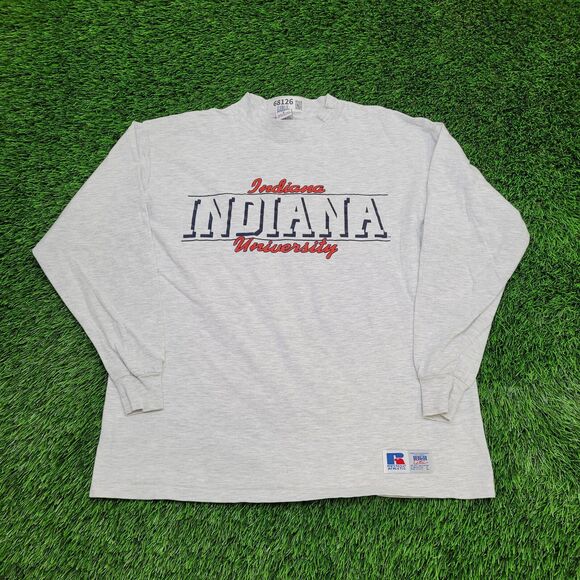 Vintage Indiana University Shirt Womens Large 22x26 Gray - Picture 1 of 14